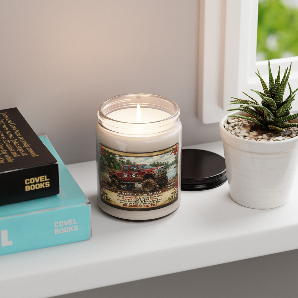 Georgia Bulldogs Truck Scented Soy Candle — 9oz "Go Dawgs! Sic 'Em"