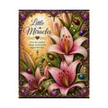 Rolled Poster — "Little Miracles" Floral Inspirational Wall Art