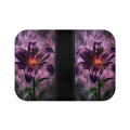 Purple Lily Bath Mat — Mystical Floral Bathroom Rug