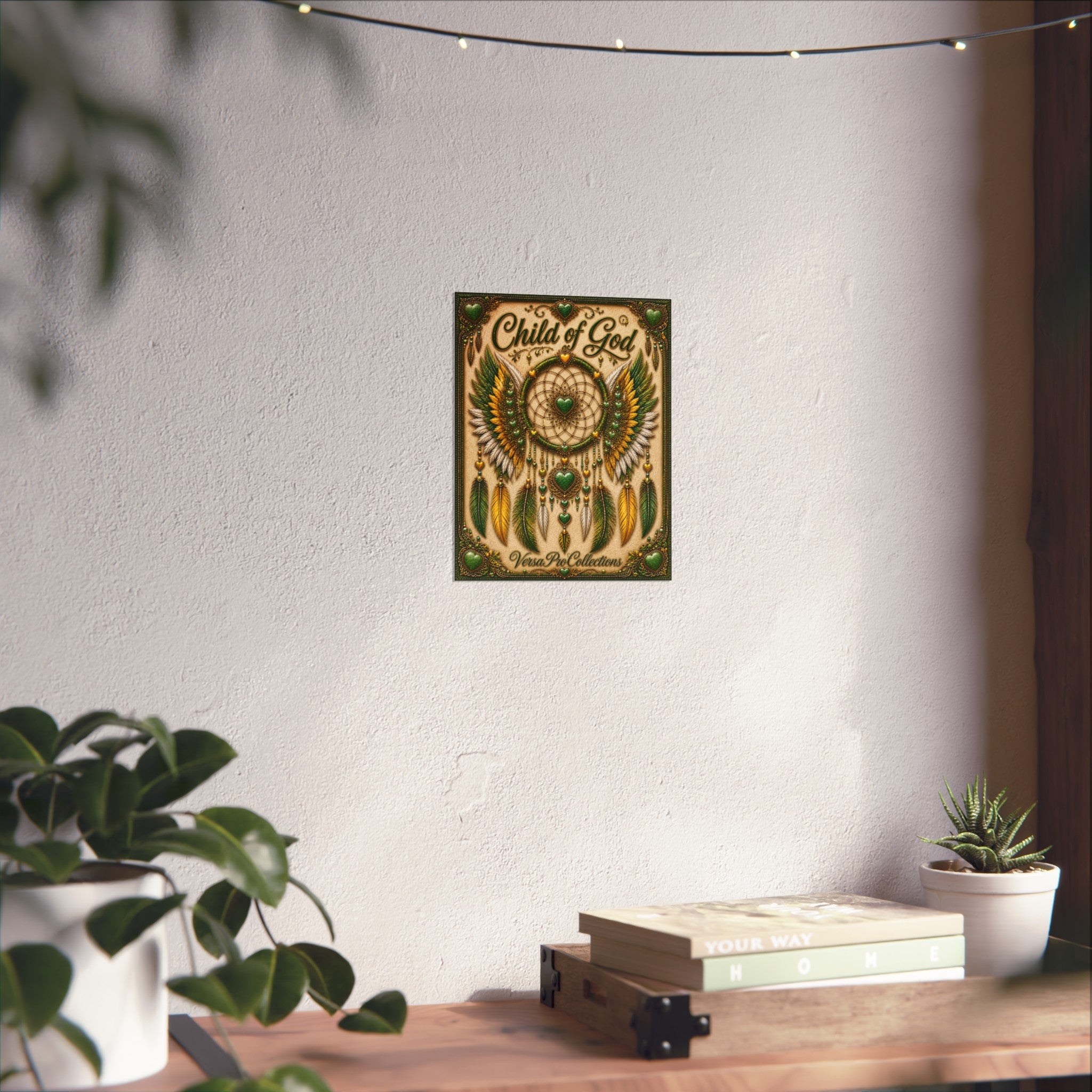Fine Art Poster — "Child of God" Dreamcatcher Wall Art (Spiritual Inspirational Decor)