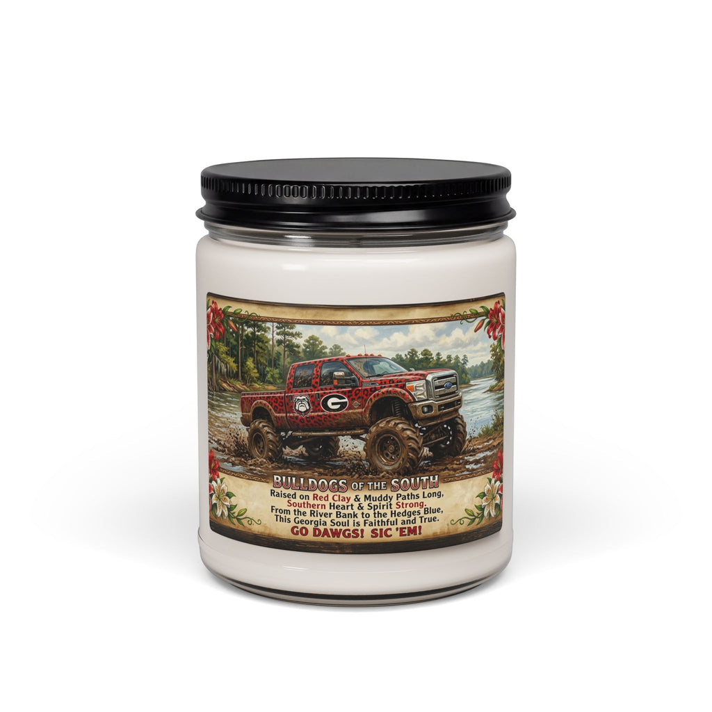 Georgia Bulldogs Truck Scented Soy Candle — 9oz "Go Dawgs! Sic 'Em"