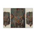 Grace & Grit Canvas Wall Art – Southwestern Dreamcatcher Inspirational Quote