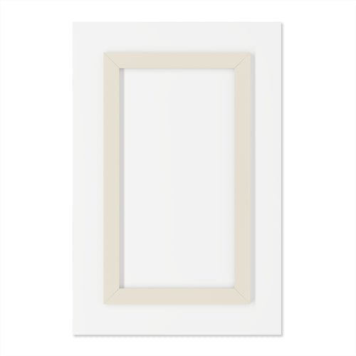 Acrylic Print - Inspirational Poem Wall Art with Lilies & Rustic Beads (French Cleat Hanging)