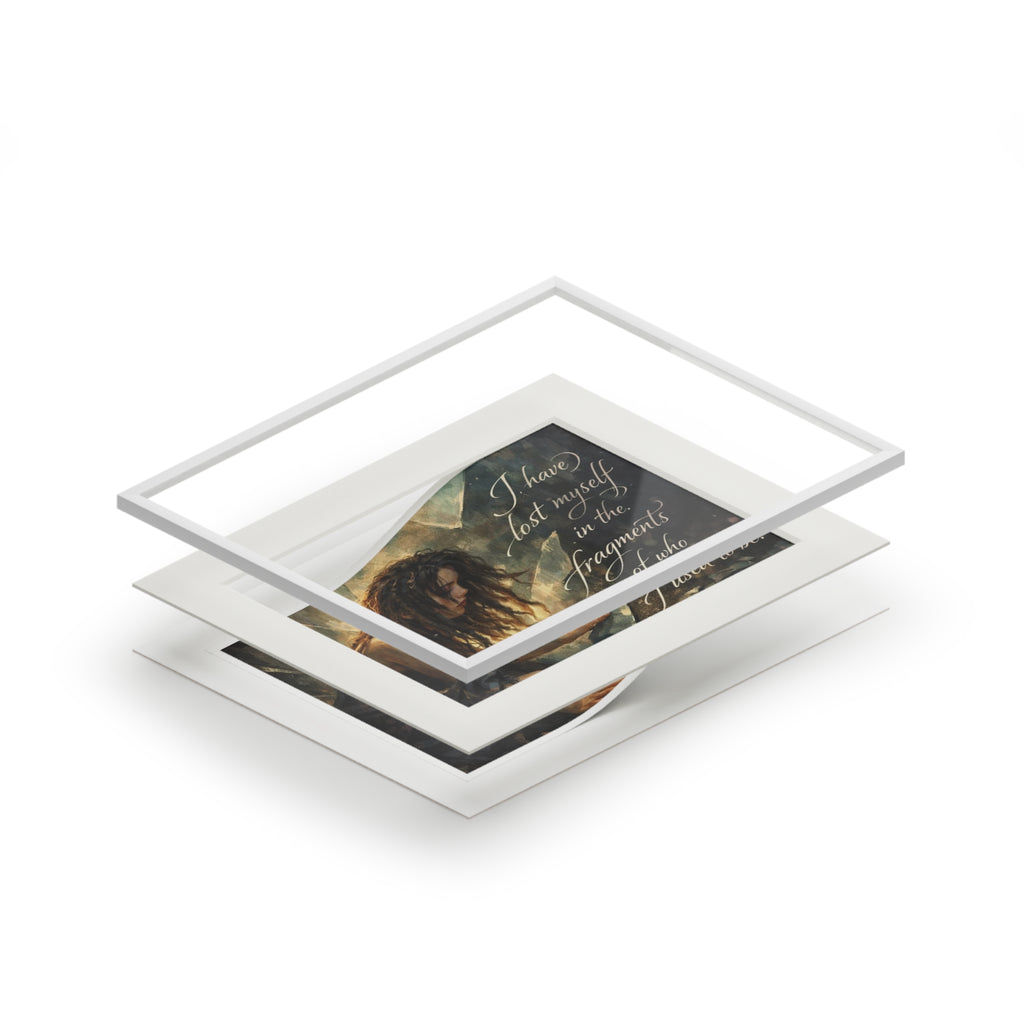 Fine Art Print — "I Have Lost Myself" Figurative Passepartout Print