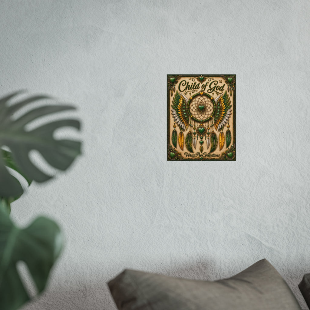 Fine Art Poster — "Child of God" Dreamcatcher Wall Art (Spiritual Inspirational Decor)