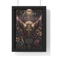 Prayer Warrior Framed Poster — Inspirational Christian Wall Art
