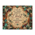 Christian Wall Art Canvas — "I Can Do All Things Through Christ" Philippians 4:13