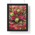 Framed Floral Poster — "Beauty Awakens" Lily Art Print