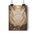 Giclée Art Print — "Be Gentle" Angel Wings Inspirational Wall Art