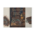 Grace & Grit Glass Cutting Board – Inspirational Bible Verse Kitchen Board